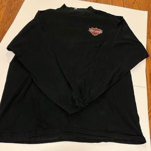 Harley Davidson long sleeved t-shirt cotton mock neck